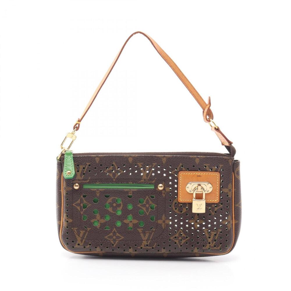 Louis Vuitton Pochette Accessoires Handbag, Coated Canvas and Leather, Monogr...